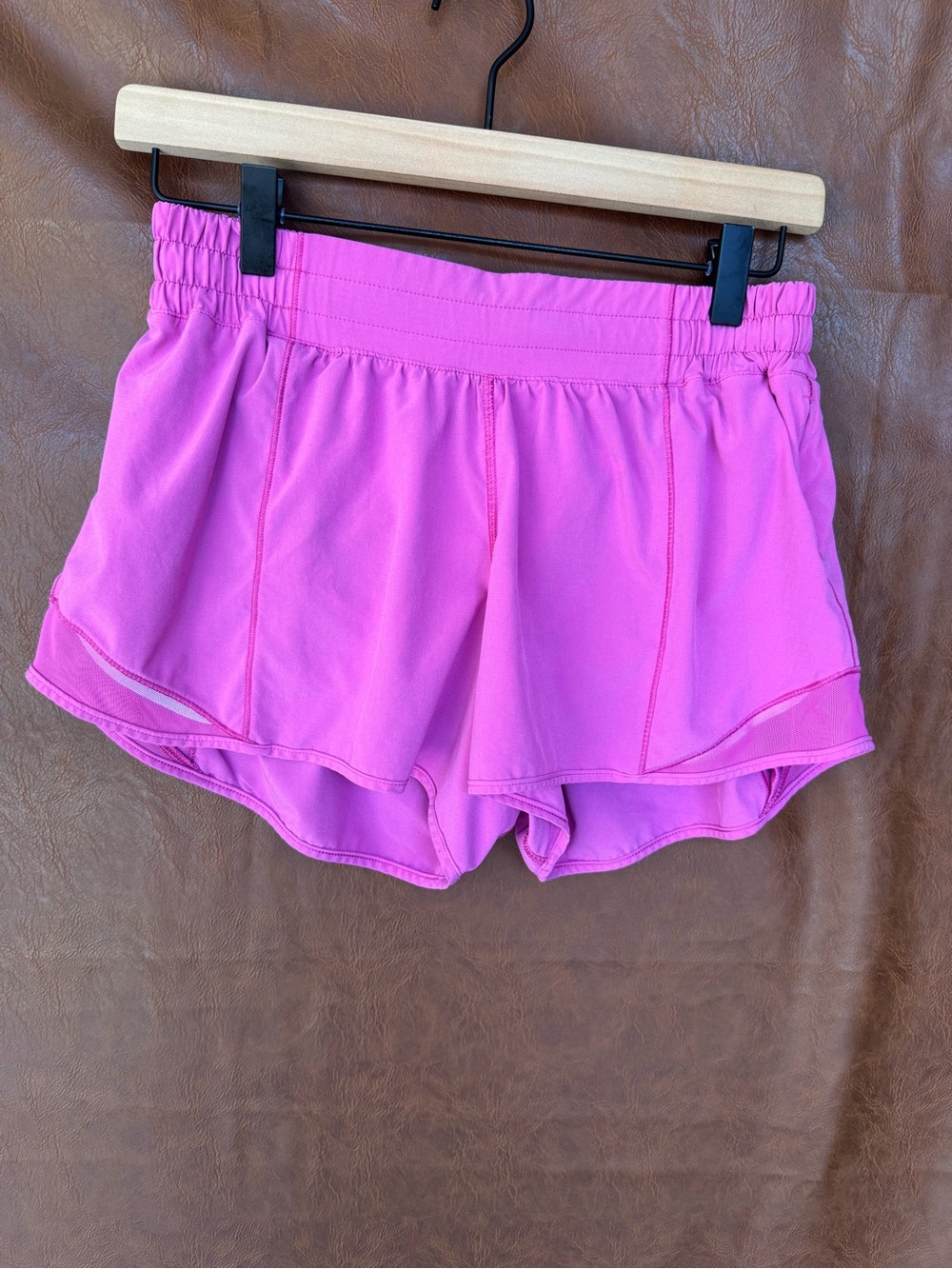 Lululemon Run Speed Short Womens 8 Hot Pink 2.5” Lined Running Shorts